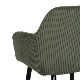 Silla Verde Tejido-Metal Contract 57 X 43 X 83 cm