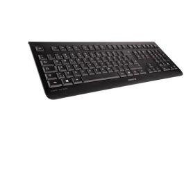 Cherry DW 3000 Set de Teclado y Ratón Inalámbrico, QWERTY US, Negro, Diseño Completo, Teclado numérico, Resistente al agua, 108 teclas
