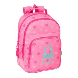 Safta Mochila Doble Benetton Heart con Cantoneras Adaptable a Carro 420x320x150 mm Precio: 49.89000005. SKU: B1JD4K3QEA
