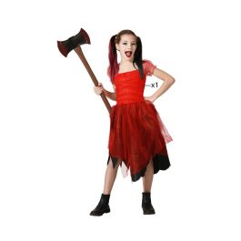 Disfraz Arlequín Vestido Rojo Niña Infantil Halloween 10-12 Años Disfraz Arlequín Vestido Rojo Niña Infantil Halloween 10-12 Años