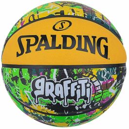 Balón de Baloncesto Spalding Graffiti Amarillo Caucho (Talla 7) Precio: 37.0139003872. SKU: B175ZFFZNL