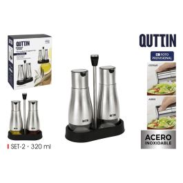 Quttin Set 2 Aceiteras Inoxidables con Soporte - 9.5 x 23 x 17.8 cm (12 Unidades) Precio: 74.50000008. SKU: B14A8KFCXW