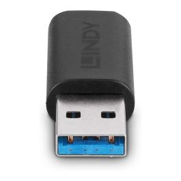 Lindy Adaptador USB 3.2 Tipo A a C, Conexión USB-C a Puerto USB-A, Velocidad de Transferencia 10Gbps