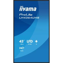 iiyama 43" 3840x2160, UHD VA DLED panel, Haze 25% 500cd/m², Landscape and Portrait iiyama 43" 3840x2160, UHD VA DLED panel, Haze 25% 500cd/m², Landscape and Portrait