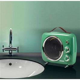 Ariete 808/04 Termoventilador Vintage Verde - Estilo años 50, Ajuste de Temperatura Ariete 808/04 Termoventilador Vintage Verde - Estilo años 50, Ajuste de Temperatura