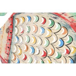 DKD Home Decor Decoracion Pared Mediterraneo Blanco Multicolor 91 x 70 x 10 cm