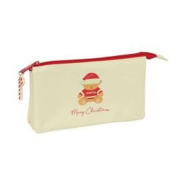 Safta Portatodo Triple Osito Beige Felices Fiestas 22x12x3cm Precio: 7.79000057. SKU: B158KDMN4K
