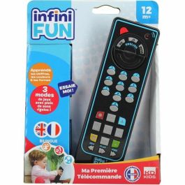 TALDEC Control Remoto Educativo Bilingüe Infini Fun Francés Inglés Números Colores Formas Aprendizaje Infantil