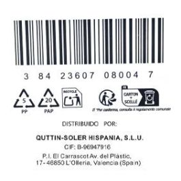 Quttin Cuchillo Sierra Multiusos 11C, 21 cm, Colección Dark (48 Unidades)