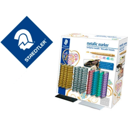 Staedtler Rotulador Metálico 8323 Expositor Sobremesa 100 Unidades Colores Surtidos Punta Media Precio: 149.49999999. SKU: B137HVYZVL