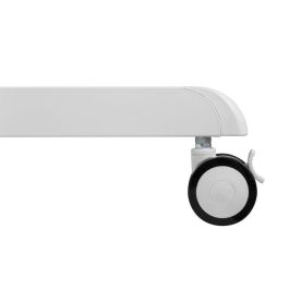 Vivolink VLFS3770 Soporte Móvil Rotativo Blanco para Pantallas 37-70" hasta 70kg, VESA 600x400, Giro 90 Grados