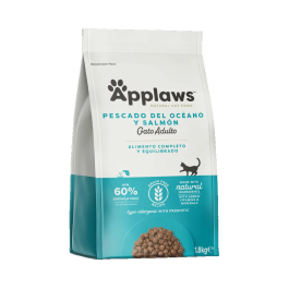 Applaws Pienso para Gatos Adultos Pescado y Salmón 1,8 kg - Alimento Seco Natural sin Cereales Precio: 17.9500002. SKU: B16NCJQACW