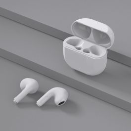Myway Auriculares Bluetooth Wireless Touch MWHPH0030 con Estuche de Carga, Autonomía 4h, Blancos