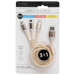 Cable Usb 3 En 1 Micro Usb-T C Be Mix