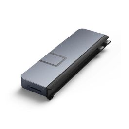 Hyper HyperDrive DUO PRO Hub USB-C 7 en 1 para MacBook Pro/Air, iPad, PC. HDMI 4K, Gigabit Ethernet, USB-A/C, Audio, Thunderbolt 4. Grey.