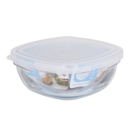 Duralex Fiambrera Transparente Freshbox 11.5 cm x 11.5 cm x 5 cm (12 Unidades)