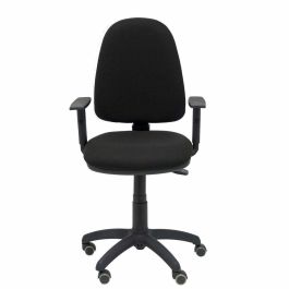 Piqueras y Crespo Silla de Oficina Ayna S Ergonómica, Regulable en Altura, Brazos Regulables, Ruedas, Tejido Bali Negro Piqueras y Crespo Silla de Oficina Ayna S Ergonómica, Regulable en Altura, Brazos Regulables, Ruedas, Tejido Bali Negro