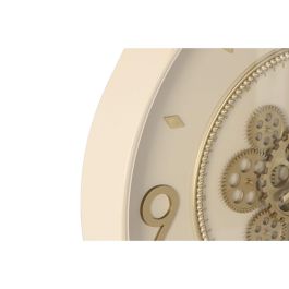 Reloj Pared Urban DKD Home Decor Beige Dorado 8.5 x 55.5 x 55.5 cm Reloj Pared Urban DKD Home Decor Beige Dorado 8.5 x 55.5 x 55.5 cm