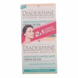 Diadermine Crema Hidratante Matificante Día Piel Normal/Mixta PNM Lote 2x50ml Control Brillo y Poros Precio: 7.49999987. SKU: S0517697