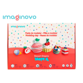 Imaginovo Pasta para Modelar Secado al Aire Set 12 Colores Shape It Dessert Dream con Herramientas e Instrucciones Precio: 13.8908. SKU: B1DT9B3CGE