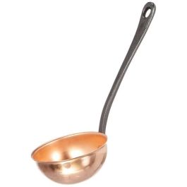 Baumalu Cucharón de Cobre Sólido con Mango de Hierro Fundido Baumalu Cucharón de Cobre Sólido con Mango de Hierro Fundido