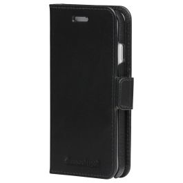 dbramante1928 Lynge - Flip-Hülle für Mobiltelefon - Leder - Schwarz - für Apple iPhone 6, 6s, 7, 8, SE (2. Gen) - Funda cartera con cierre magnético y soporte