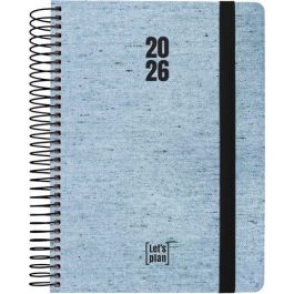 Agenda Anual (2026) Grafoplas Ecojeans Espiral Tapa Extradura Con Goma A5 210X145 D/P Azul Precio: 15.88999951. SKU: B15F4NHRWE
