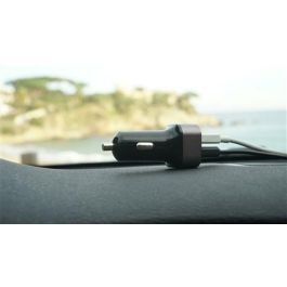 Elbe CARG-301-QC Cargador USB para Coche Doble Puerto Carga Rápida QC 3.0 Compatible Apple 2.4A Iluminación LED