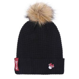 Gorro Tricot Pompom Minnie