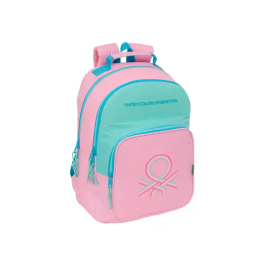 Safta Mochila Doble con Cantoneras Benetton Dolce Adaptable a Carro 420x320x150 mm Precio: 49.89000005. SKU: B1A2L4228S