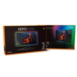 Krom Kertz Monitor Gaming PC 23.8" Full HD 1920x1080p LED 200Hz 1ms. Sin Marcos, Negro, Luz RGB, VESA, HDMI/DP. Krom Kertz Monitor Gaming PC 23.8" Full HD 1920x1080p LED 200Hz 1ms. Sin Marcos, Negro, Luz RGB, VESA, HDMI/DP.