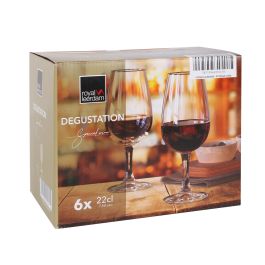 Royal Leerdam Set de 6 Copas Catavinos Degustation 22 cl