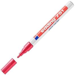 Edding Marcador Permanente 751 Tinta Opaca Brillante Rojo 1-2mm para Metal, Vidrio, Plástico, Papel (10 Unidades) (10 Unidades) Precio: 29.49999965. SKU: S8421339