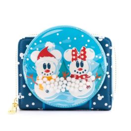 Loungefly Monedero Disney Minnie y Mickey Mouse con diseño de globo de nieve Precio: 27.50000033. SKU: B19BL2SFV7