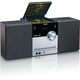 Lenco MC-150 Microcadena Digital con Radio DAB+/FM, Reproductor CD/USB/MP3, Bluetooth y Pantalla LCD Negra