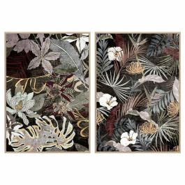 Cuadro DKD Home Decor Tropical Hoja de planta 83 x 4,5 x 122,5 cm 83 x 4,5 x 123 cm (2 Unidades) Precio: 144.68999952. SKU: S3039032