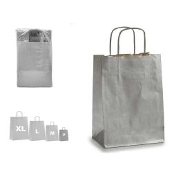 Bolsa de Papel Kraft Plata Mini Pincello 17.7x31 cm (150 Unidades) Precio: 55.50000049. SKU: B1BYC4PHEZ
