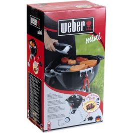 Klein Barbacoa de Juguete Weber One Touch Premium con Sonido, Carbón Ligero, 100 cm de Alto y Accesorios
