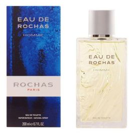 Rochas Eau de Rochas Homme Eau de Toilette Vaporizador para Hombre 200 ml - Fragancia Cítrica Aromática Clásica de Primavera Verano