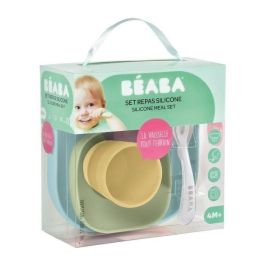 Juego de platos de ventosa de silicona BEABA de 4 piezas - Amarillo Juego de platos de ventosa de silicona BEABA de 4 piezas - Amarillo