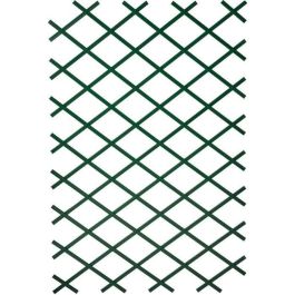 Nature Malla Elástica de Plástico Extensible Verde 50x150cm para Plantas Trepadoras con Kit de Fijación