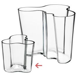 Jarrón Clear Iittala altura 9,5 cm (2 Unidades)