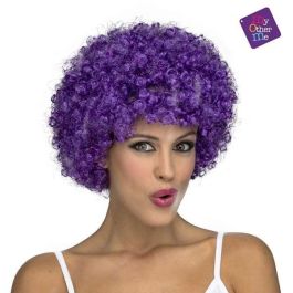 Peluca rizada morada Peluca rizada morada