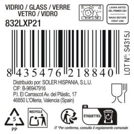 La Mediterranea Copa Sidari 350 cc Mora, 9 cm de diámetro x 17 cm de alto (36 Unidades)