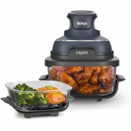 Ninja NIN0622356307741 Freidora sin Aceite CRISPI Portátil 1,4 L y 3,8 L - 4 Programas - 1700 W - Azul