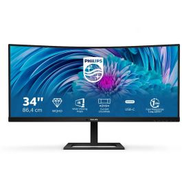 Philips Monitor Profesional Ultrapanorámico Curvo 346E2CUAE 34" WQHD USB-C 100Hz 1ms VA Negro Precio: 270.49999999. SKU: B1JLYSFZ9Y