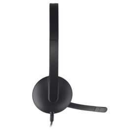 Logitech 981-000475 auricular y casco Auriculares Alámbrico Diadema Oficina/Centro de llamadas USB tipo A Negro Logitech 981-000475 auricular y casco Auriculares Alámbrico Diadema Oficina/Centro de llamadas USB tipo A Negro