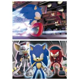 Puzzle 2x100 piezas sonic neon Puzzle 2x100 piezas sonic neon