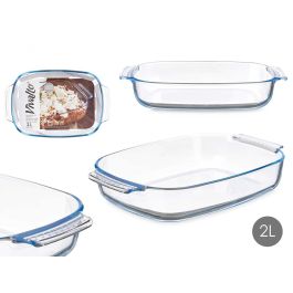 Bandeja Borosilicato Rectangular Asas 2000Ml Vivalto 30X6CM (12 Unidades) Precio: 56.99000054. SKU: B177B7EE8C
