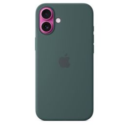 APPLE iPhone 16 Plus - Funda de Silicona con MagSafe - Verde Lago APPLE iPhone 16 Plus - Funda de Silicona con MagSafe - Verde Lago